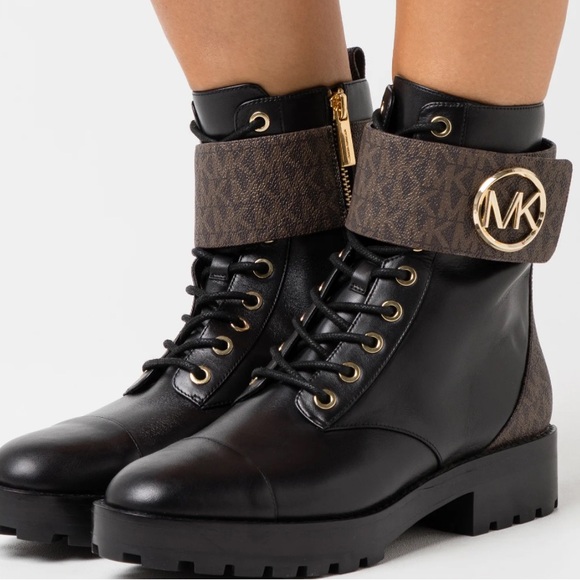 Michael Kors Women’s Tatum combat  Lace-Up Boot - Picture 2 of 12
